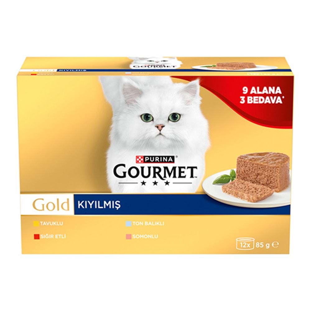 GOURMET GOLD 85 GR KIYILMIŞ KARIŞIK - 9 ALANA 3 BEDAVA