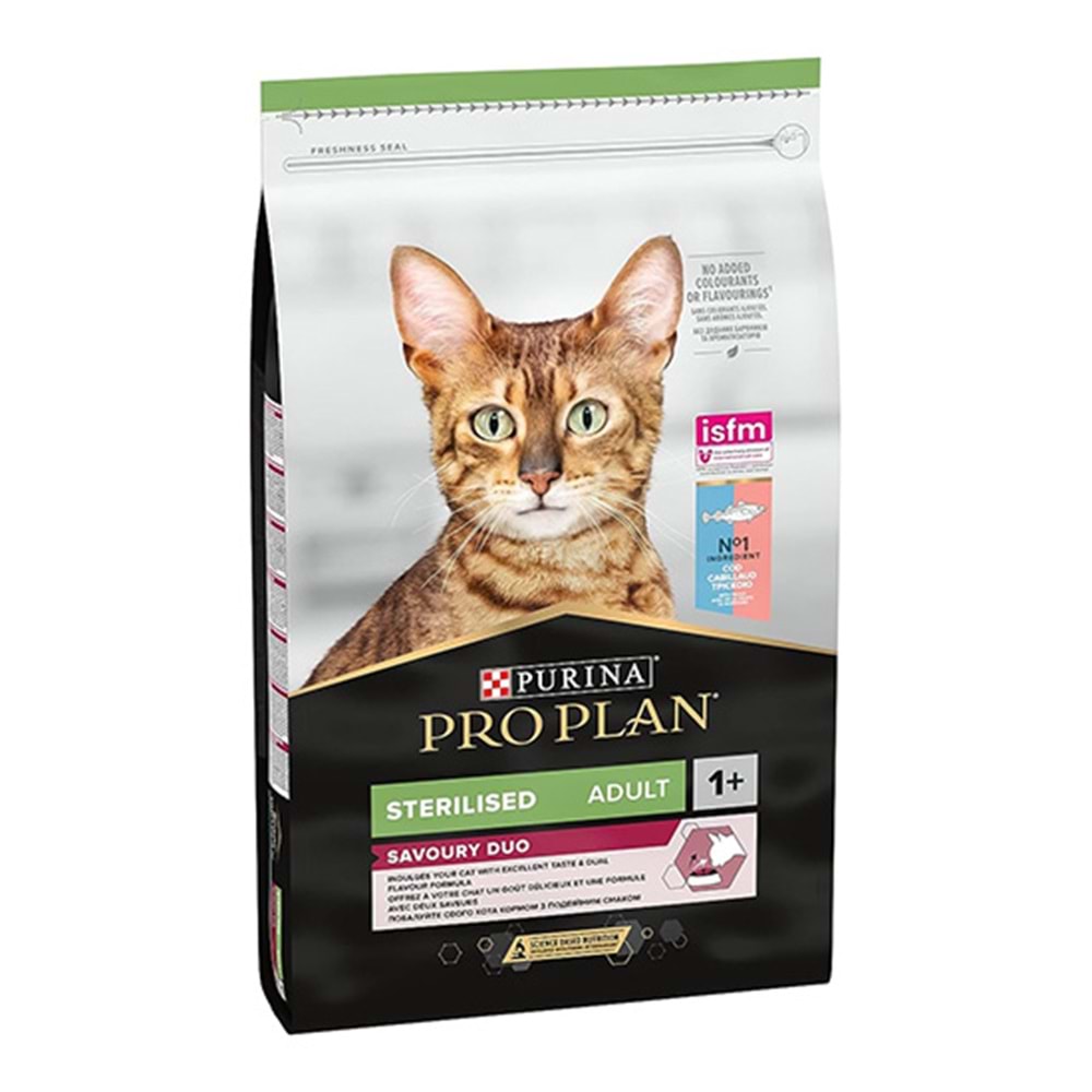 PRO PLAN 10 KG STRERILISED MORİNA & ALABALIK (SEÇİCİ KISIR KEDİ)