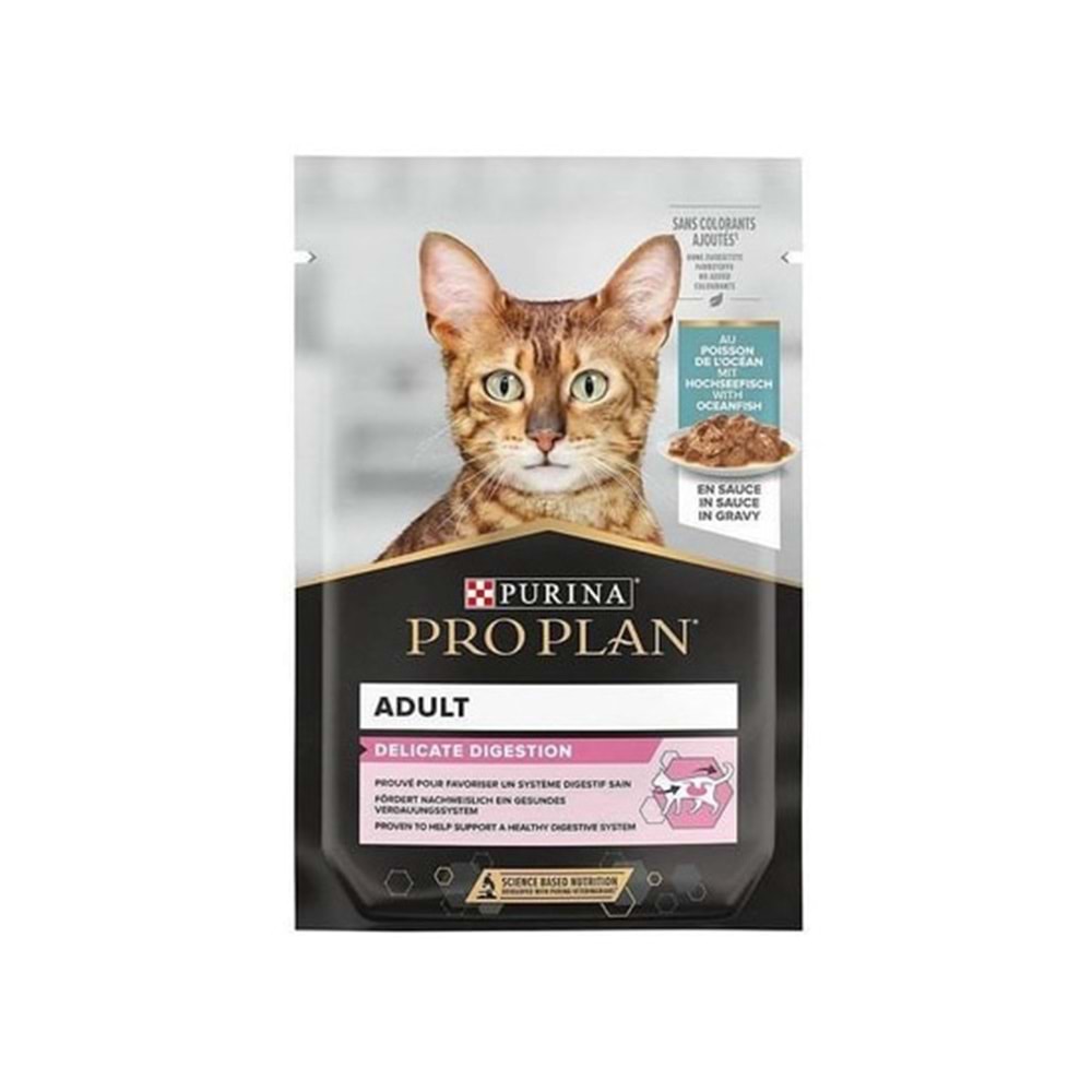 PRO PLAN 85 GR DELİCATE CAT POUCH WITH TURKEY