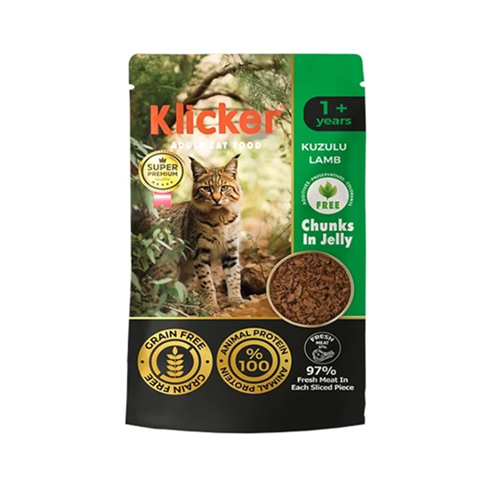KLICKER 85 GR KUZULU POUCH KEDİ KONSERVE