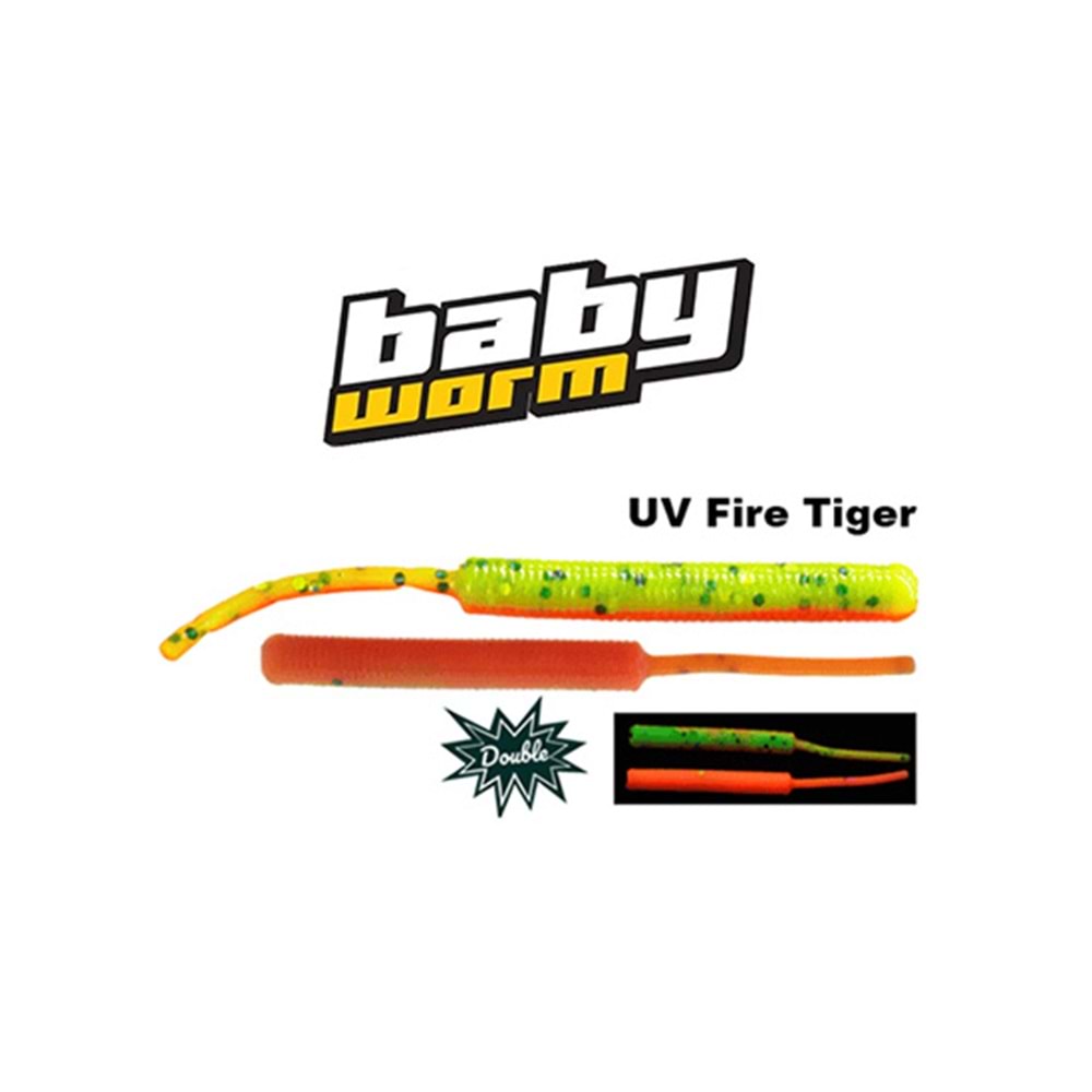 FUJİN BABY WORM 5,2 CM FLOATING UV FIRE TIGER