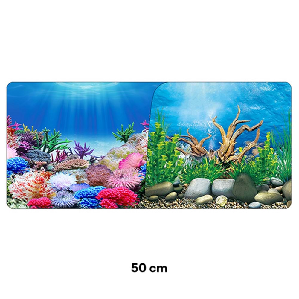 BONİSA PLASTİK POSTER 9099/9091 MERCAN TAŞ 15 METRE x 50 CM