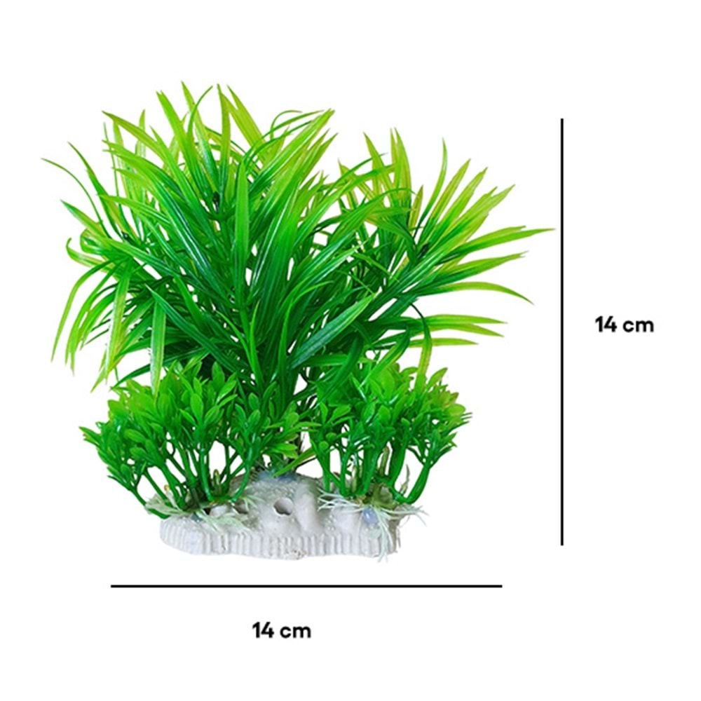 BONİSA PLASTİK BİTKİ BNS-3674 ( 14 x 14 CM )