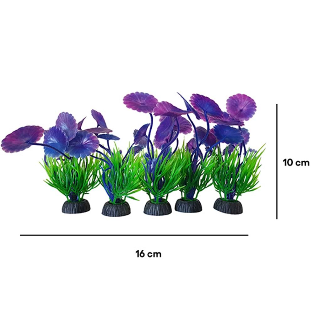 BONİSA PLASTİK BİTKİ 5 Lİ PAKET BNS-3681 ( 16 x 10 CM )