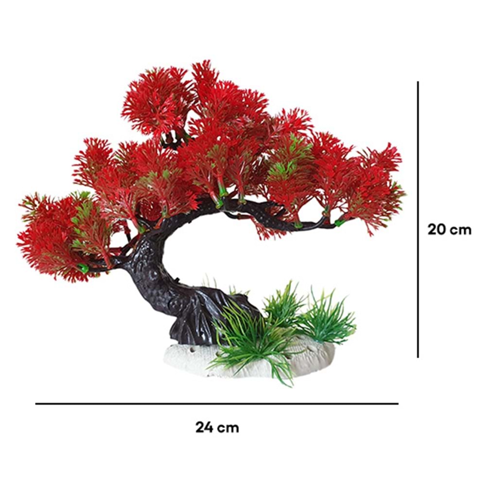 BONİSA PLASTİK BİTKİ BNS-3703 ( 24 x 20 CM )