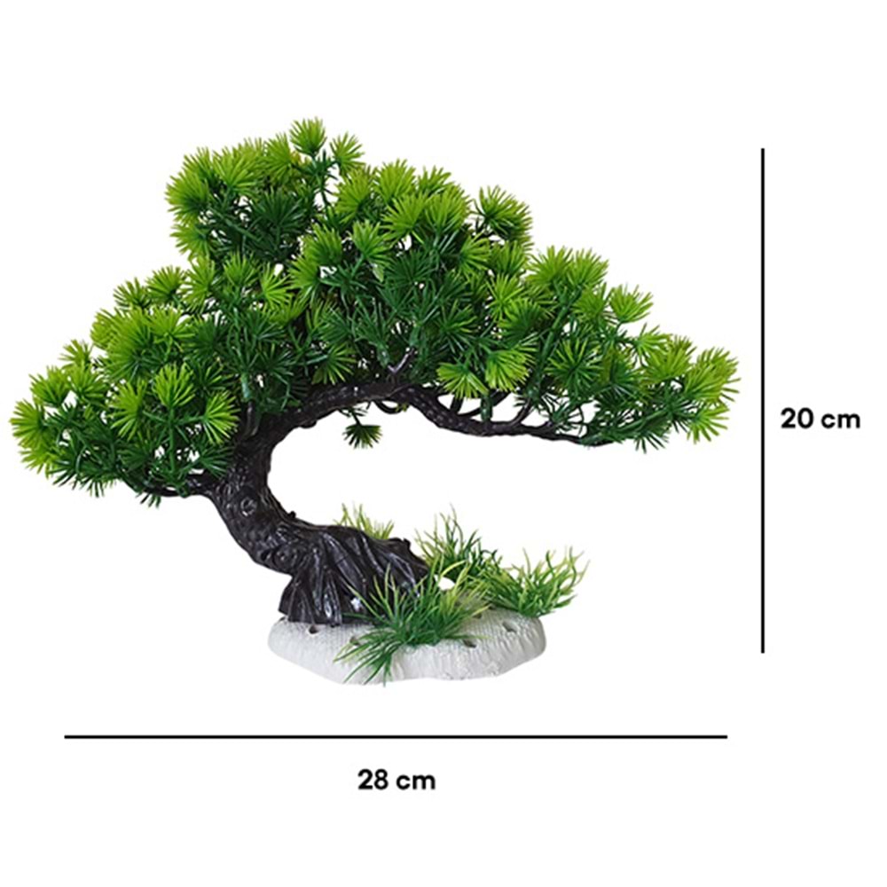 BONİSA PLASTİK BİTKİ BNS-3705 ( 28 x 20 CM )