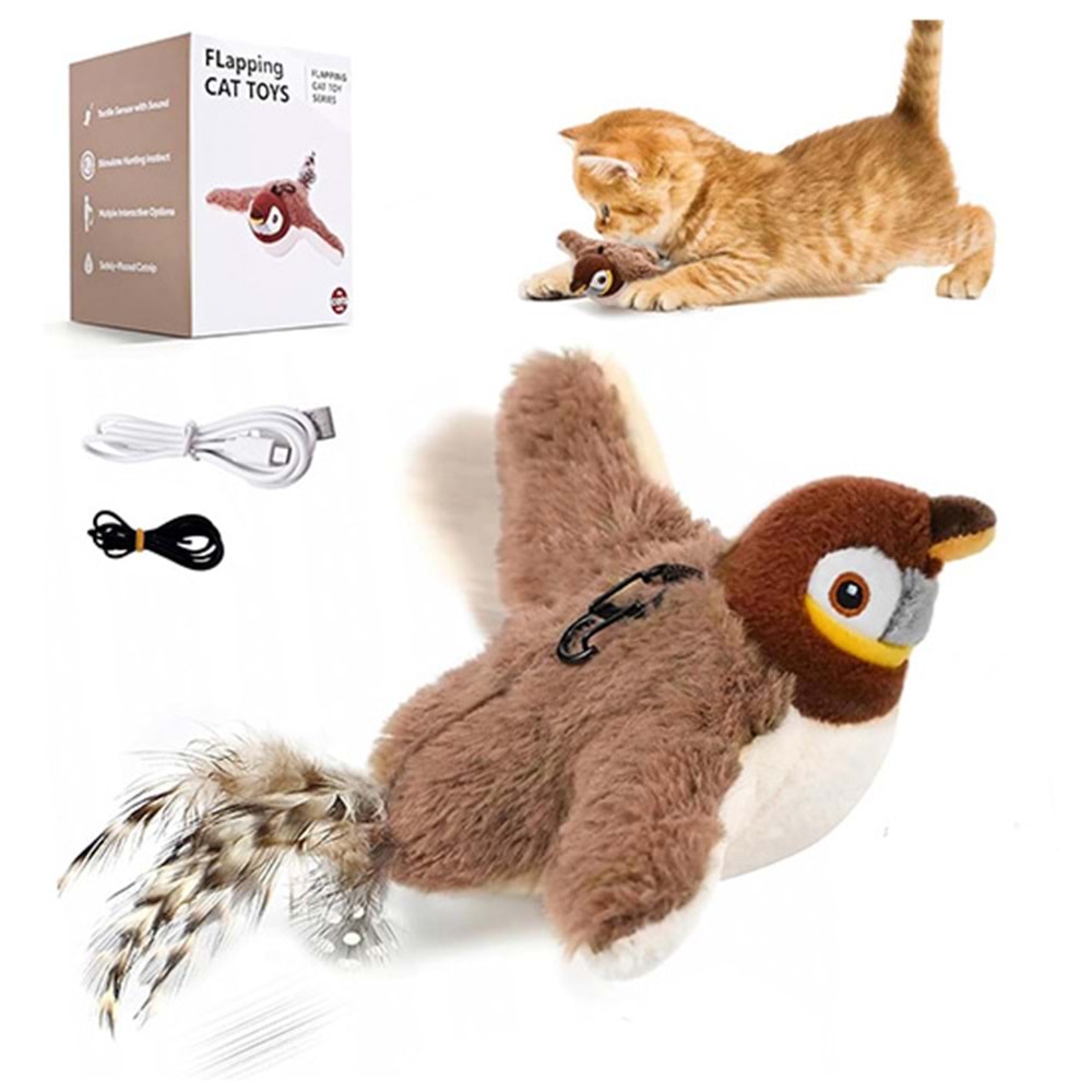 D-PETS HAREKETLİ BÜYÜK KUŞ OYUNCAK