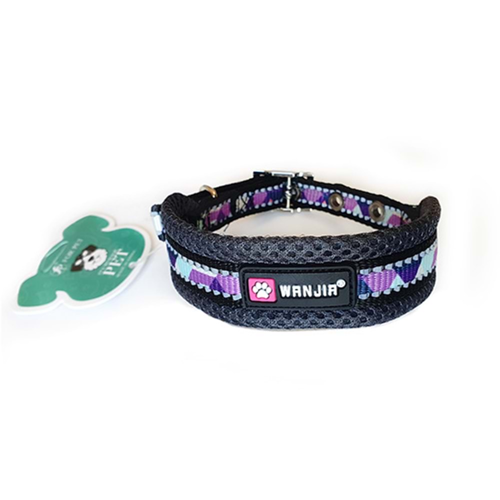 D-PETS WANJIA DESENLİ BOYUN TASMASI 1,5 CM
