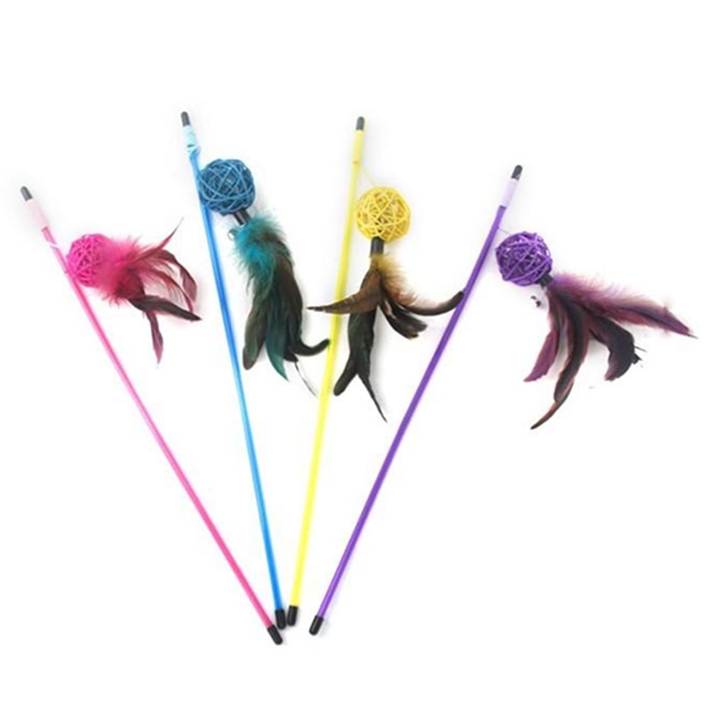 D-PETS TÜYLÜ ÖRGÜ TOP KEDİ OLTASI