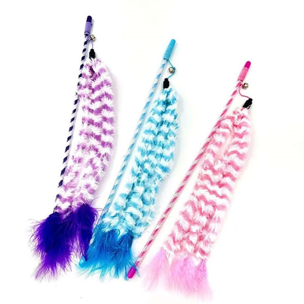 D-PETS PELUŞ PÜSKÜLLÜ KEDİ OLTASI