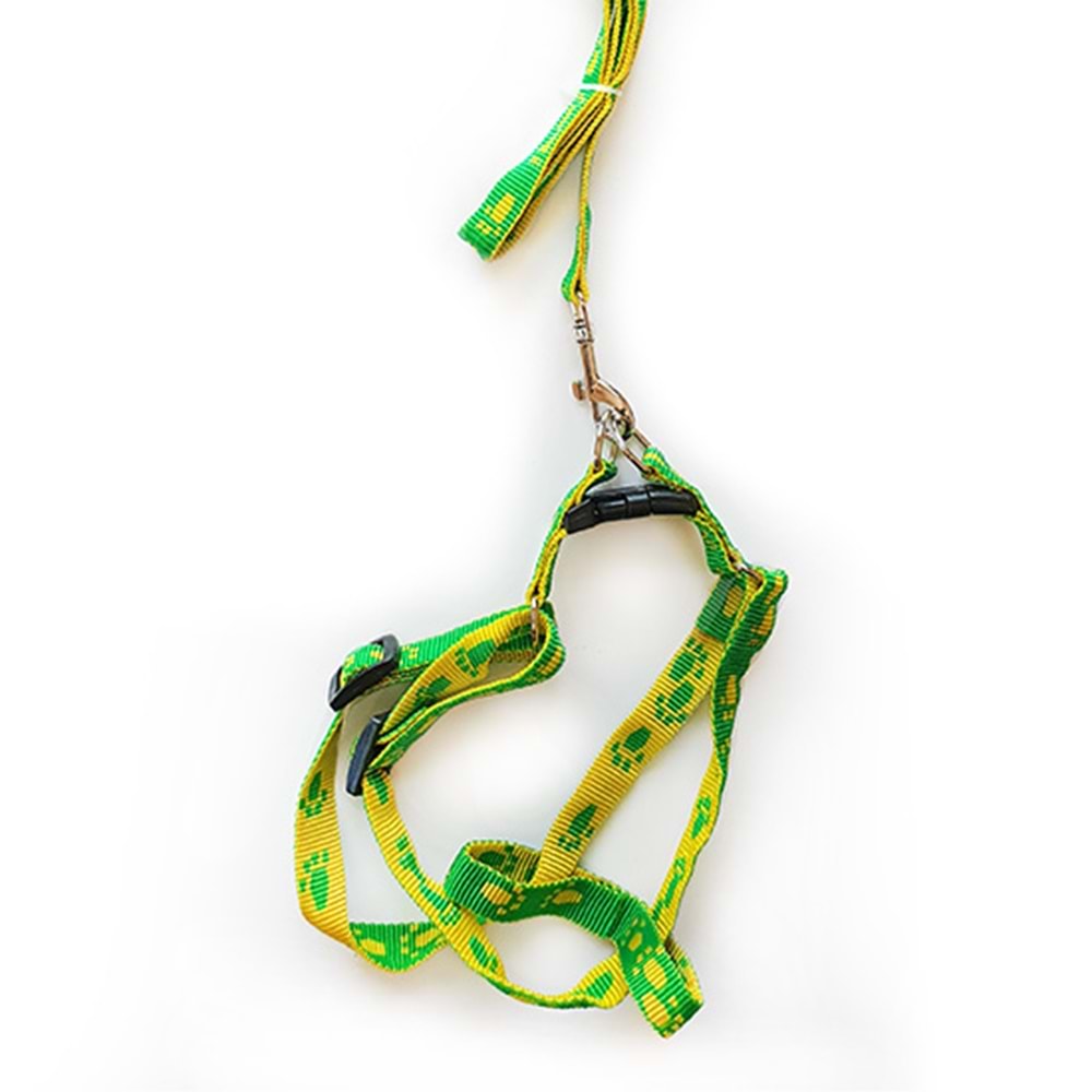 D-PETS PATİ DESENLİ GEZDİRME TASMA 1,5 CM