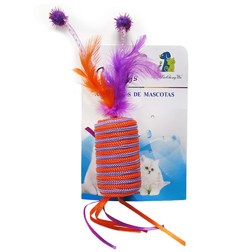 D-PETS RULO ŞEKİL KEDİ OYUNCAK