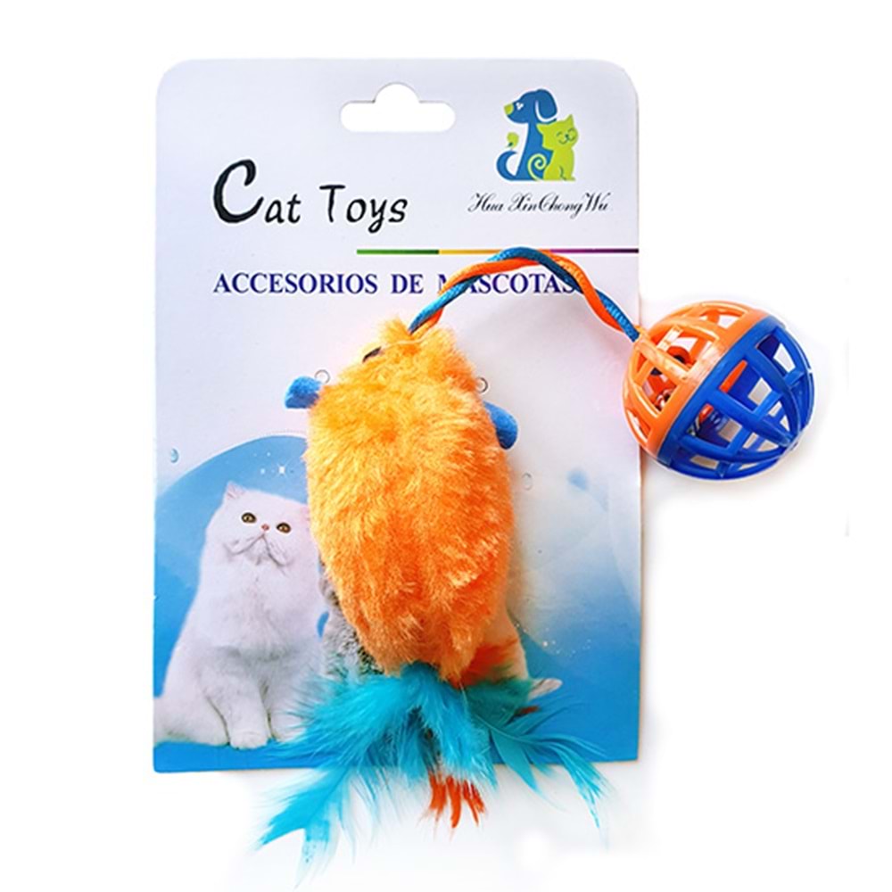 D-PETS PELUŞ TOPLU FARE OYUNCAK