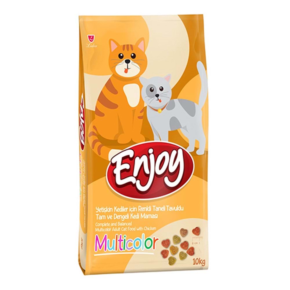 ENJOY 10 KG YETİŞKİN KEDİ MULTİ COLOR TAVUKLU