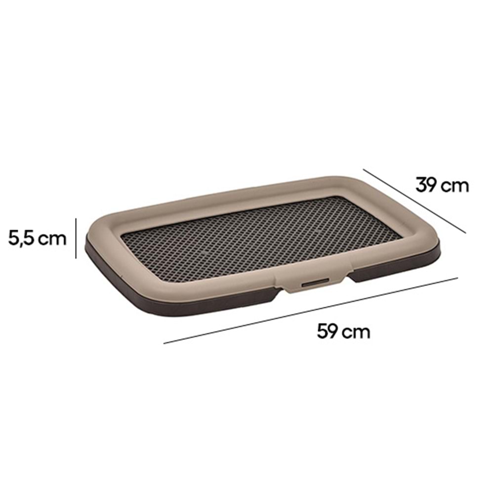 PLASTART PT-310 AKILLI KÖPEK TUVALETİ SİYAH
