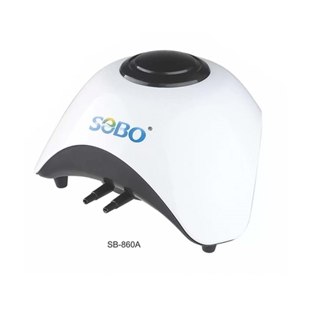 SOBO SB-860A HAVA MOTORU ÇİFT ÇIKIŞ 2X6LT/DK 10W