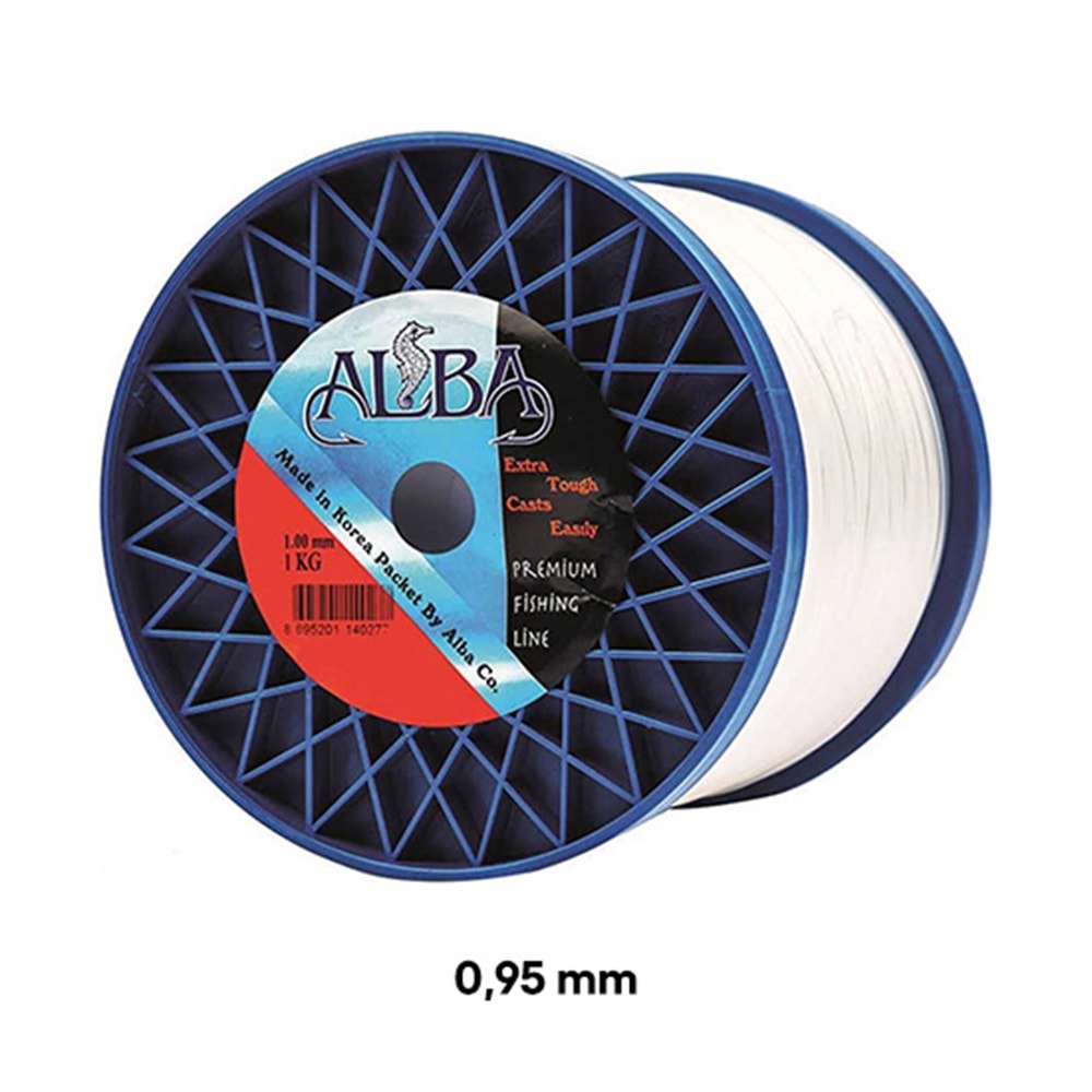 MARLION 0,95-1,00 MM BEYAZ BOBİN MİSİNA 1 KG