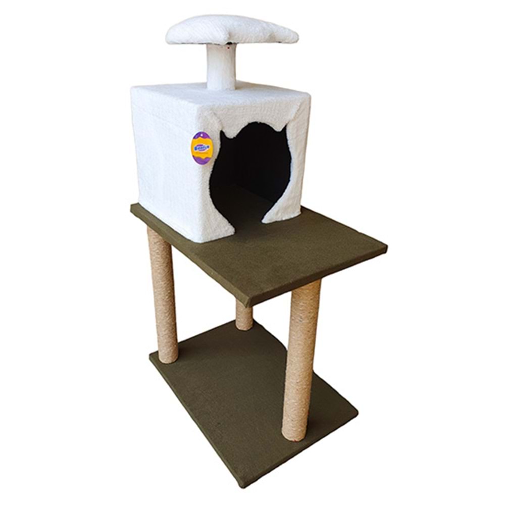 BONİSA KEDİ EVİ ÇİFT KATLI 40 x 55 x 110 CM
