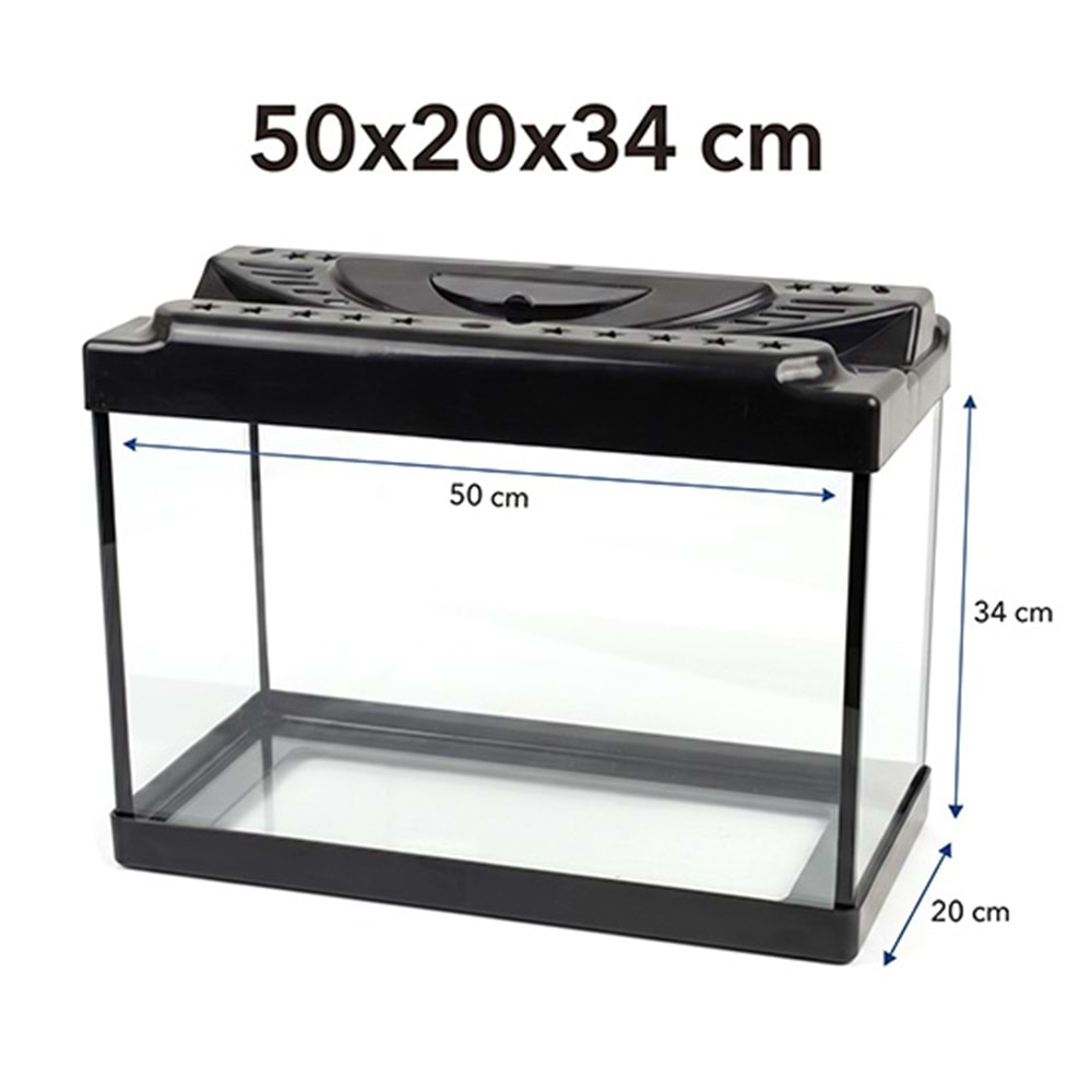 BONİSA 50 CM AKVARYUM PİLASTİK KAPAK
