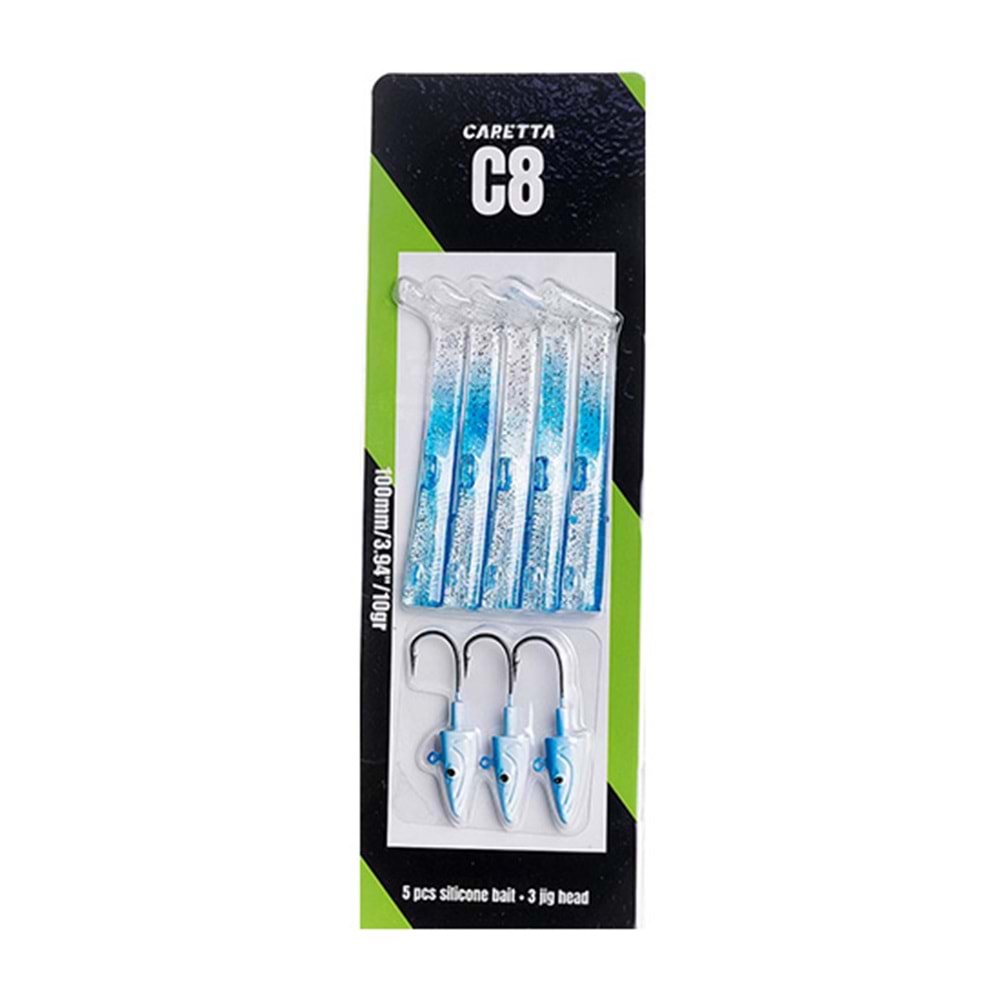 CARETTA C8 10 CM 10 GR SILVER BLUE