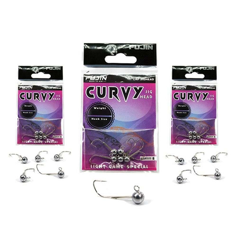 FUJİN CURVY JIG HEAD 2,5GR #4