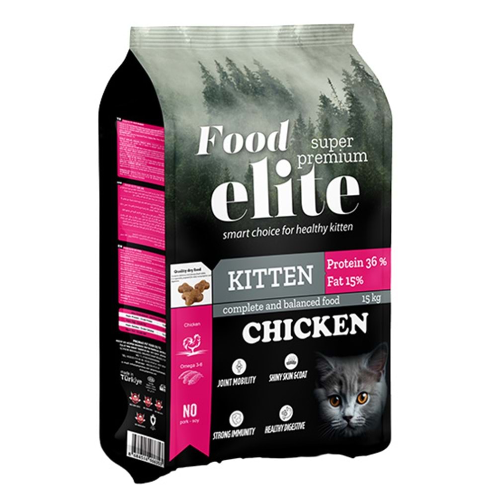 FOOD ELİTE 15 KG KİTTEN YAVRU KEDİ MAMASI