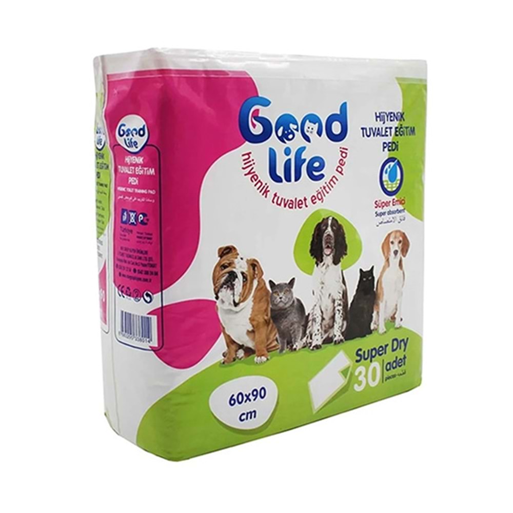 GOOD LİFE HİJYENİK TUVALET EĞİTİM ÇİŞ PEDİ 30 LU 60x90 CM