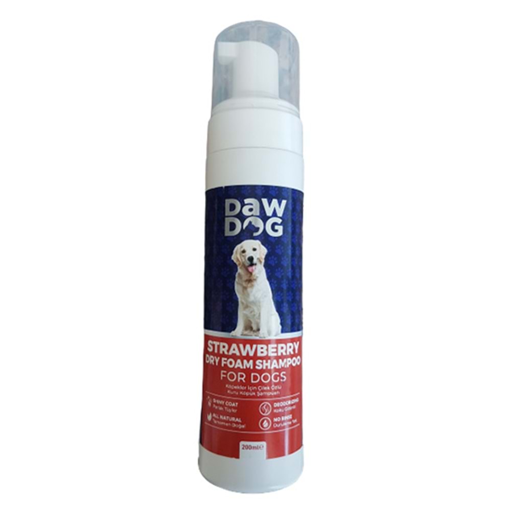 DAWDOG KÖPÜK ŞAMPUAN ÇİLEK ÖZLÜ 200 ML