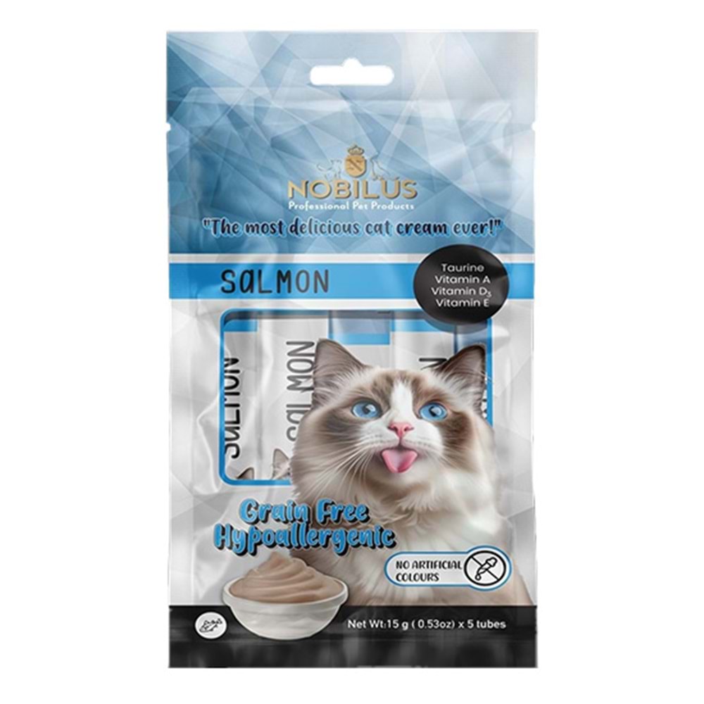 NOBILUS SOMONLU KEDİ KREMA ÖDÜLÜ 5x15g