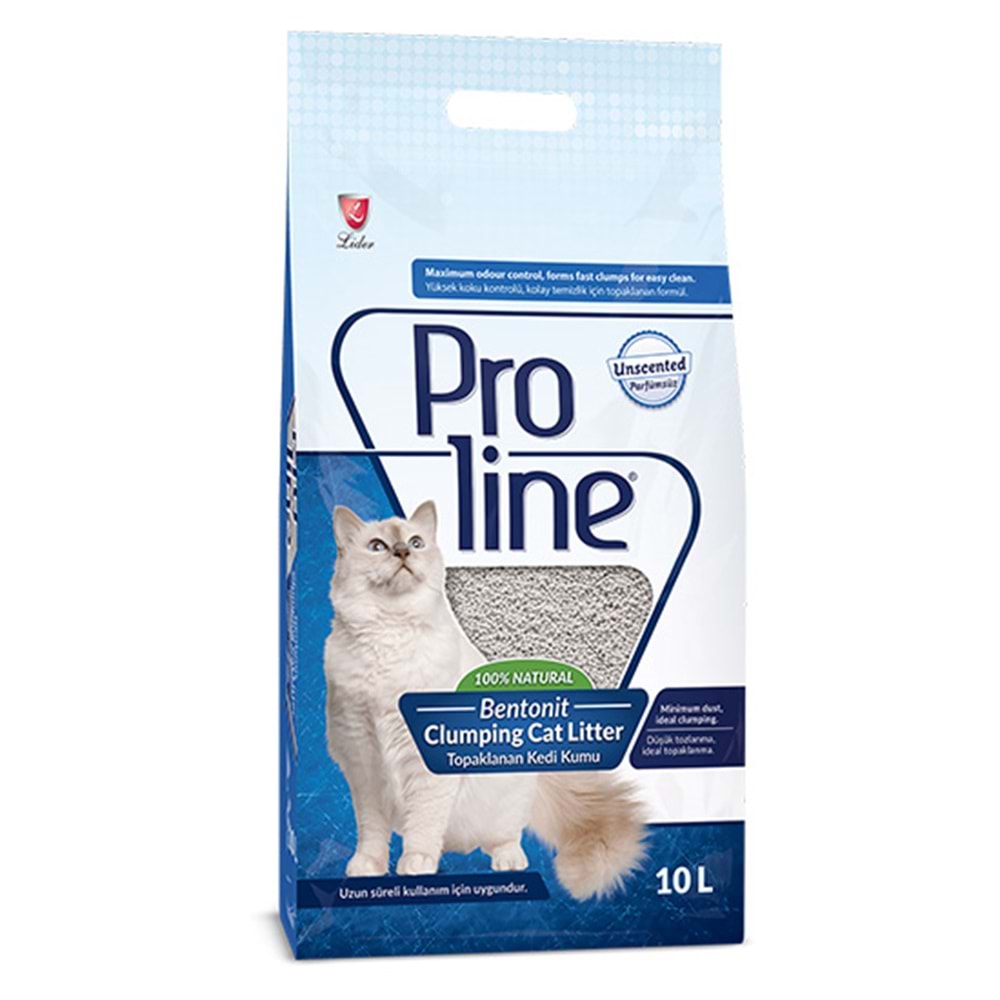 PROLİNE BENTONİT KEDİ KUMU 10 LT NATURAL