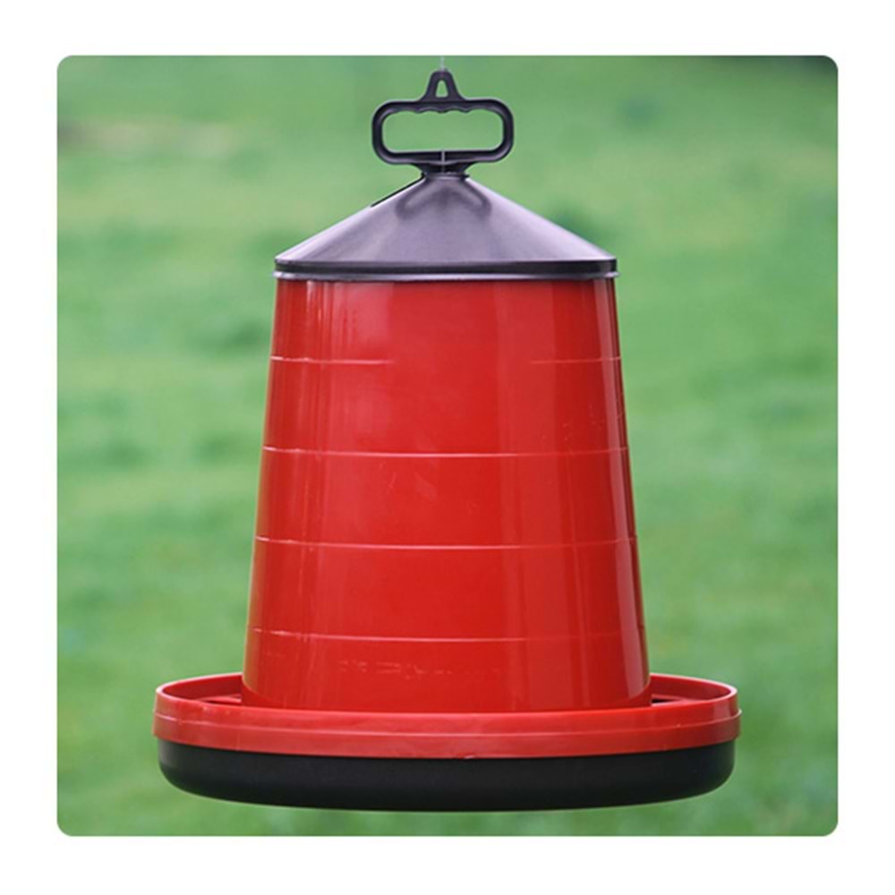 TAVUK YEMLİĞİ KOVALI PLASTİK VİDALI 25 KG BÜYÜK