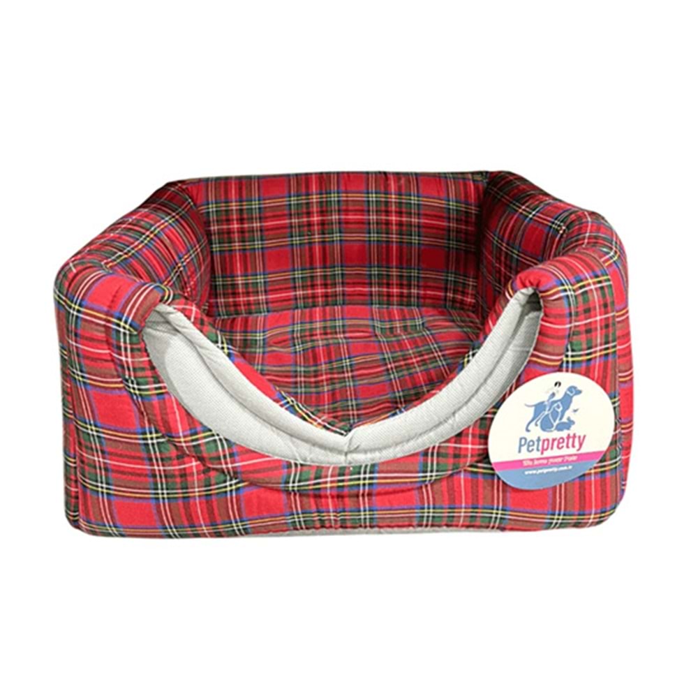 PETPRETTY EKOSE ÜÇ FONKSİYONLU YUVA KIRMIZI 42x42x40 CM