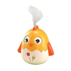 D-PETS ÇANLI TÜYLÜ YUMURTA HACIYATMAZ KEDİ OYUNCAK