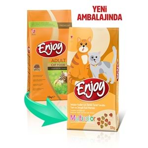 ENJOY 10 KG YETİŞKİN KEDİ MULTİ COLOR TAVUKLU