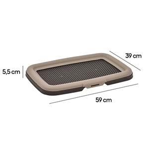 PLASTART PT-310 AKILLI KÖPEK TUVALETİ SİYAH