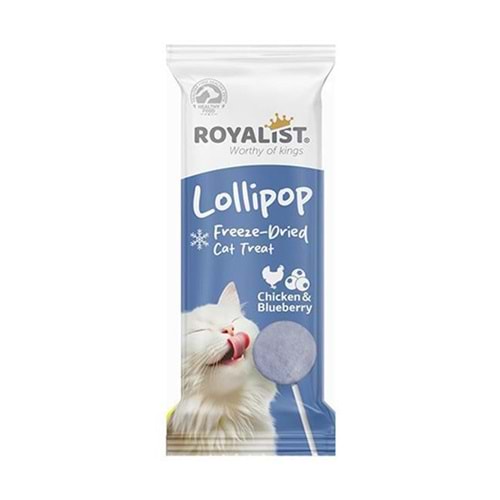 ROYALİST TAVUKLU YABAN MERSİNLİ KEDİ LOLİPOP ÖDÜL