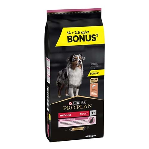 PRO PLAN 16,5 KG MEDIUM ADULT SENSITIVE SALMON & RICE KÖPEK MAMASI