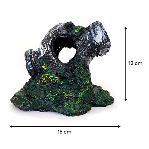 BONİSA AKVARYUM DEKOR YATIK FIÇI 16x12 CM
