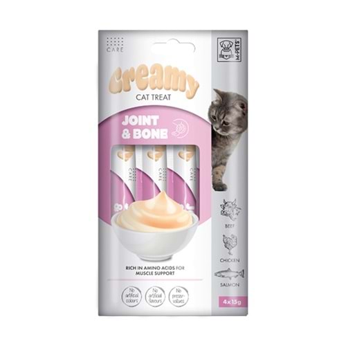 M-PETS JOINT & BONE FONKSİYONEL CREAMY KEDİ ÖDÜLÜ 4x15 GR