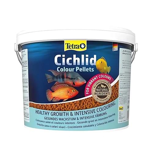 TETRA 10 LT CICHKLID COLOUR MİNİ UFAK TANELİ BALIK YEMİ