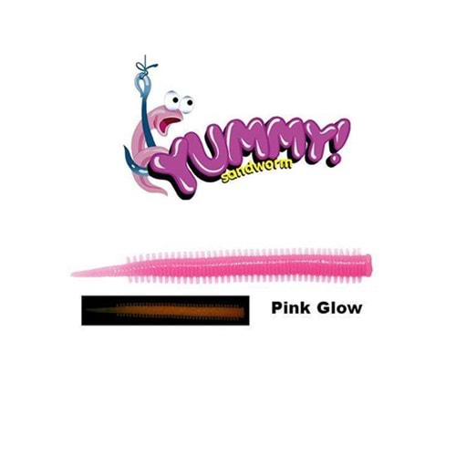 FUJİN YUMMY SANDWORM PİNK GLOW 7 CM