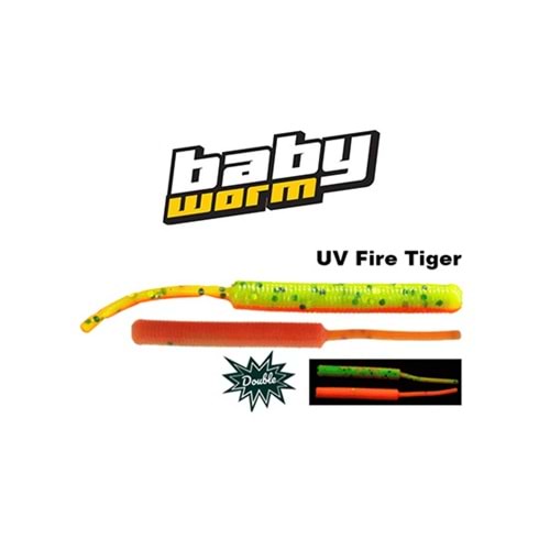 FUJİN BABY WORM 5,2 CM FLOATING UV FIRE TIGER