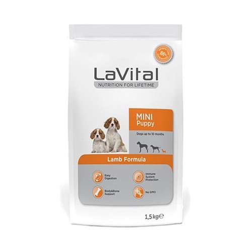 LAVİTAL 1,5 KG MINI ADULT YAVRU KÖPEK KUZU ETLİ