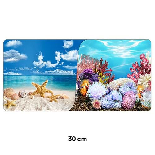BONİSA PLASTİK POSTER 8011/8006 KUM MERCAN 15 METRE x 30 CM