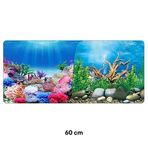 BONİSA PLASTİK POSTER 9099/9091 MERCAN TAŞ 15 METRE x 60 CM