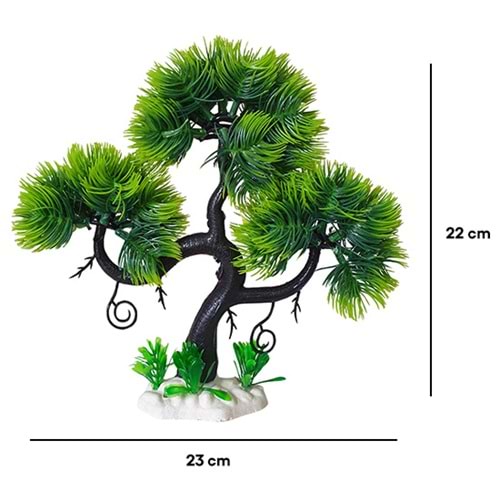 BONİSA PLASTİK BİTKİ BNS-2074 ( 23 x 22 CM )
