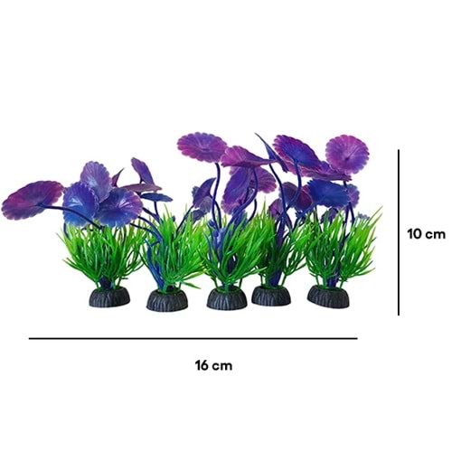 BONİSA PLASTİK BİTKİ 5 Lİ PAKET BNS-3681 ( 16 x 10 CM )