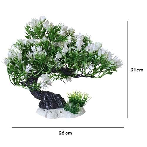 BONİSA PLASTİK BİTKİ BNS-3707 ( 26 x 21 CM )