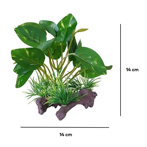 BONİSA PLASTİK BİTKİ BNS-3802 ( 14 x 14 CM )