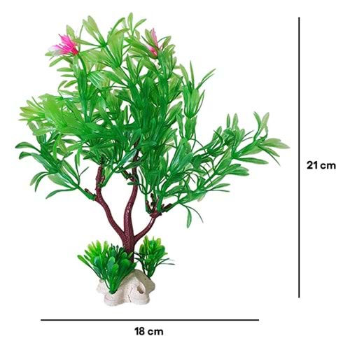 BONİSA PLASTİK BİTKİ BNS-9102 ( 18 x 21 CM )